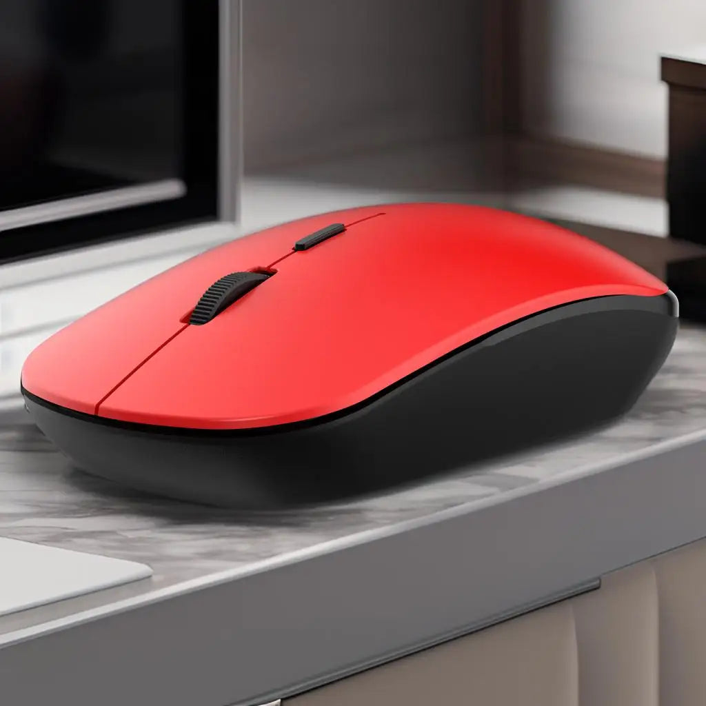 Mouse Óptico sem Fio 2.4G com Receptor USB,