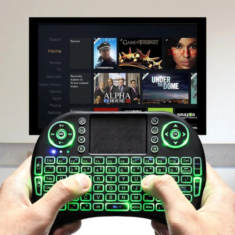Mini Teclado Controle Sem Fio  - Verde Lunar