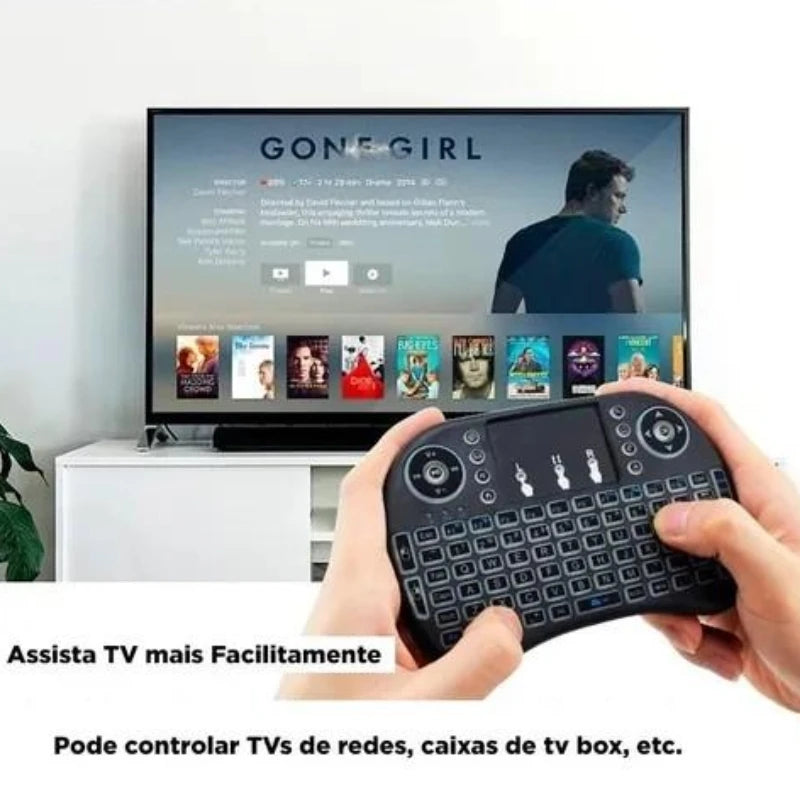 Mini Teclado Controle Sem Fio  - Verde Lunar