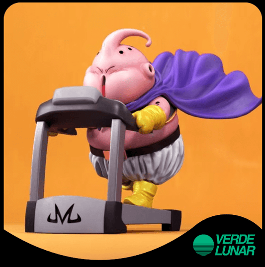 Boneco Dragon Ball Majin Buu - Boneco Fitness Body Building