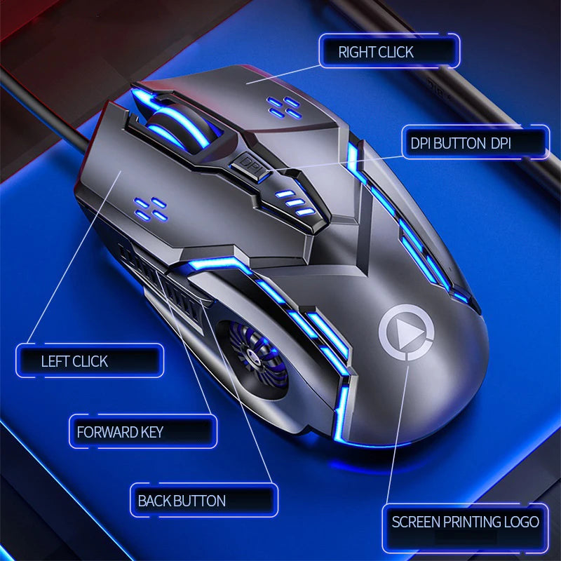 Mouse Gamer com Fio
