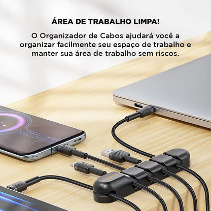Organizador de Cabos – Praticidade e Organização para Seu Espaço!