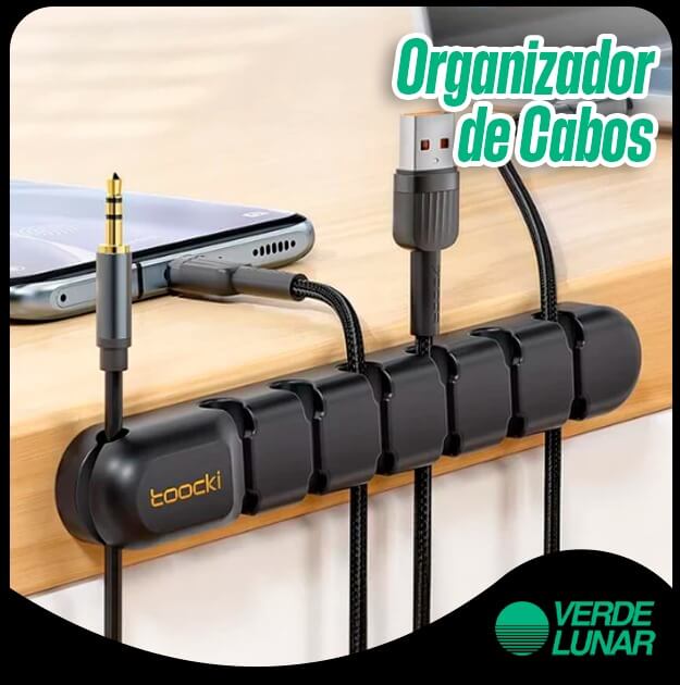 Organizador de Cabos – Praticidade e Organização para Seu Espaço!